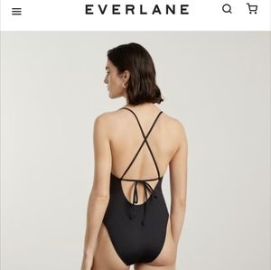 Everlane Black One Piece Swimsuit - NEW / NEVER USED